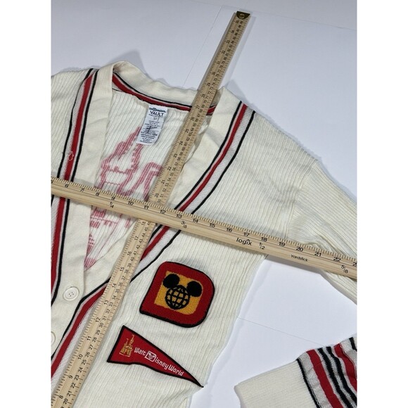 Disney 50th Anniversary Vault Collection Pennants Cardigan Sweater Retro 2022 Sm - Picture 7 of 11